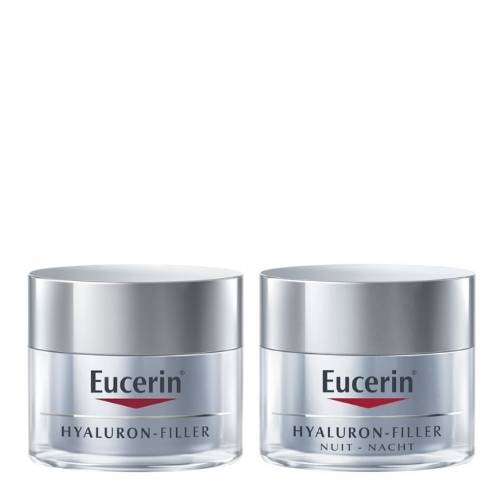 Eucerin Hyaluron Filler dagcrème 50ml en nachtcrème 50ml Routine Kit